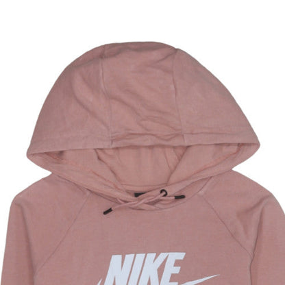 Womens UK Size S Nike Pink Pullover Hoodie