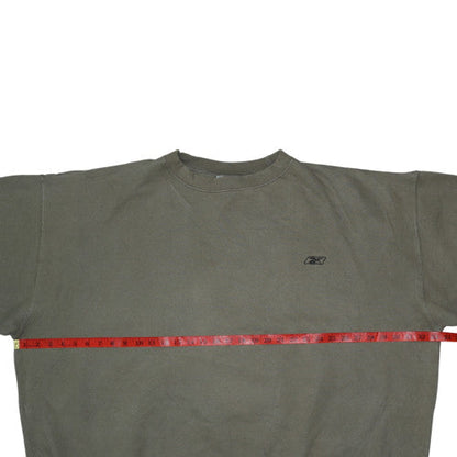 Mens UK Size 2XL Reebok Green Pullover Sweatshirt