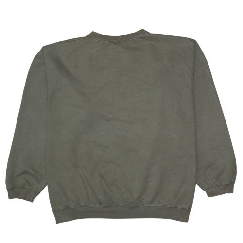 Mens UK Size 2XL Reebok Green Pullover Sweatshirt