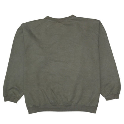 Mens UK Size 2XL Reebok Green Pullover Sweatshirt