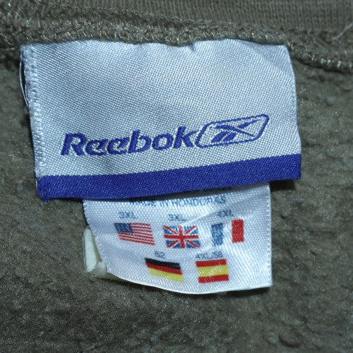Mens UK Size 2XL Reebok Green Pullover Sweatshirt