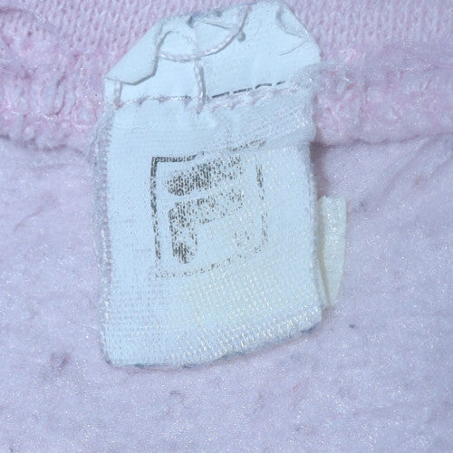 Womens UK Size S FILA Pink Pullover Hoodie