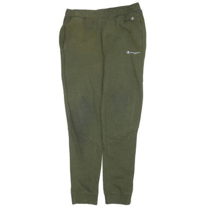 Mens UK Size M Champion Regular Fit Jogger Green Trousers