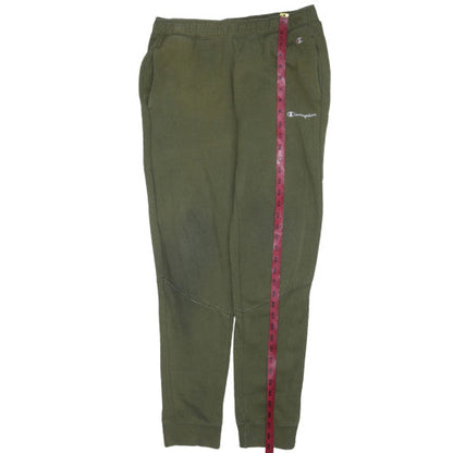Mens UK Size M Champion Regular Fit Jogger Green Trousers