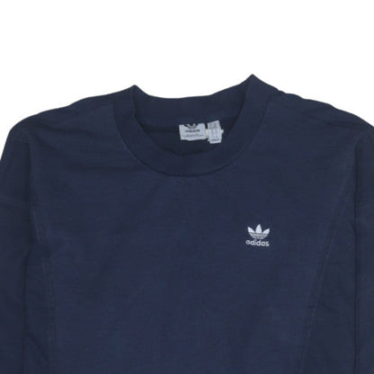 Womens UK Size 14 adidas Blue Pullover Sweatshirt