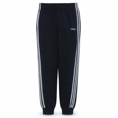 Front view of Adidas women’s black jogger trousers, size S, regular sportswear
