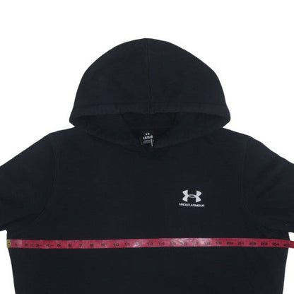 Mens UK Size L Under armour Black Pullover Hoodie