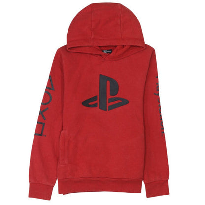 Next Boys Red PlayStation Pullover Hoodie 12 Years Fleece Graphic Print