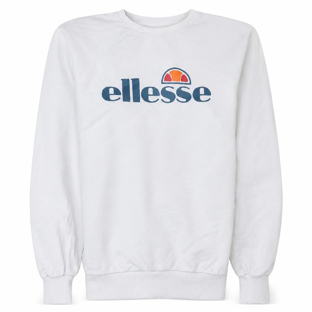 Mens UK Size M ellesse White Pullover Sweatshirt