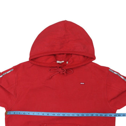 Mens UK Size S Levi's Red Pullover Hoodie