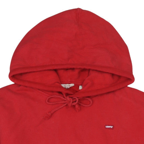 Mens UK Size S Levi's Red Pullover Hoodie
