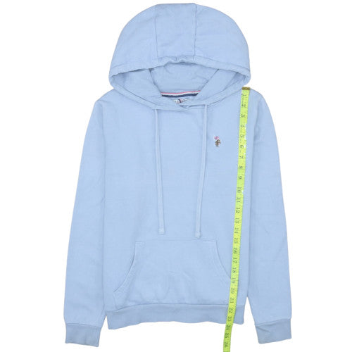 Womens UK Size M U.S. Polo Assn. Blue Pullover Hoodie