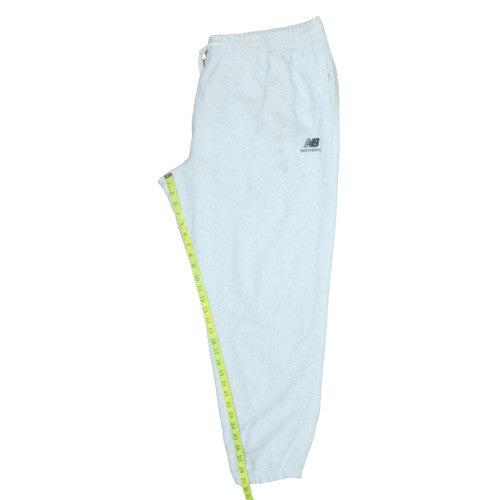 Mens UK Size S New Balance Regular Fit Sweatpants White Trousers