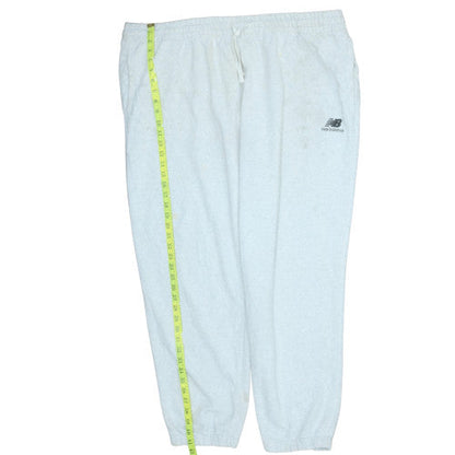 Mens UK Size S New Balance Regular Fit Sweatpants White Trousers