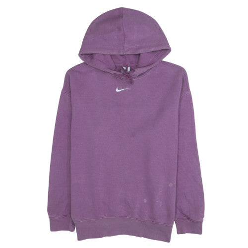 Womens UK Size M Nike Purple Pullover Hoodie