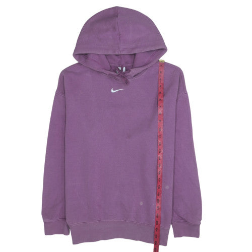 Womens UK Size M Nike Purple Pullover Hoodie