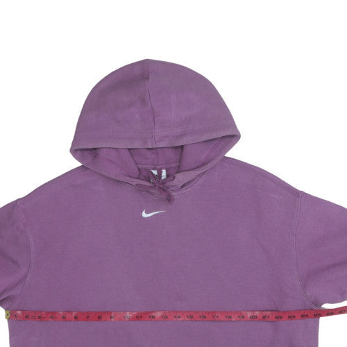 Womens UK Size M Nike Purple Pullover Hoodie