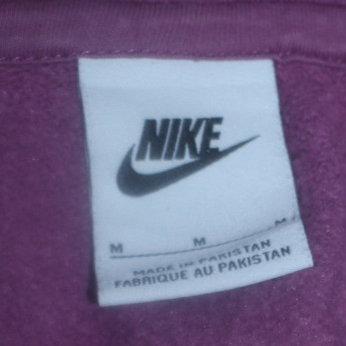 Womens UK Size M Nike Purple Pullover Hoodie