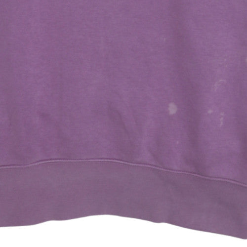 Womens UK Size M Nike Purple Pullover Hoodie