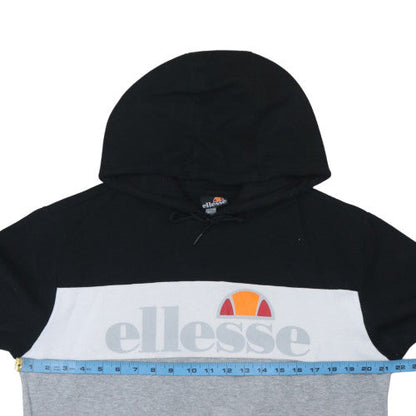 Mens UK Size L ellesse Grey Pullover Hoodie