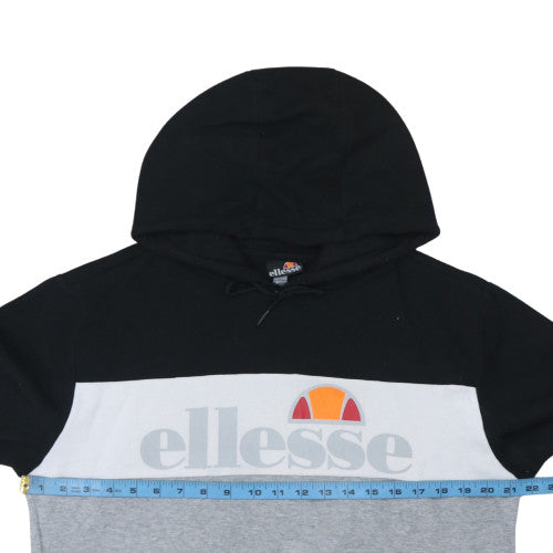 Mens UK Size L ellesse Grey Pullover Hoodie