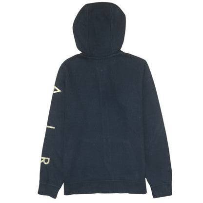 Nike Boys Black XL Full Zip Hoodie Gold Logo Air Design