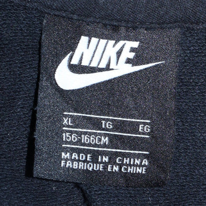 Nike Boys Black XL Full Zip Hoodie Gold Logo Air Design