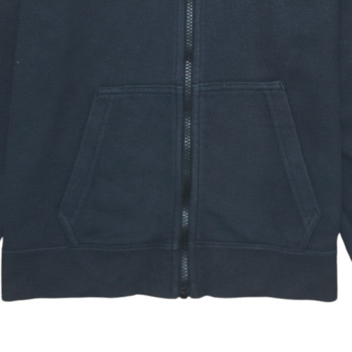 Nike Boys Black XL Full Zip Hoodie Gold Logo Air Design