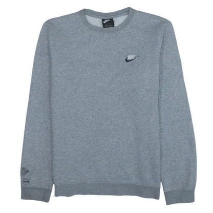Mens UK Size L Nike Grey Pullover Sweatshirt