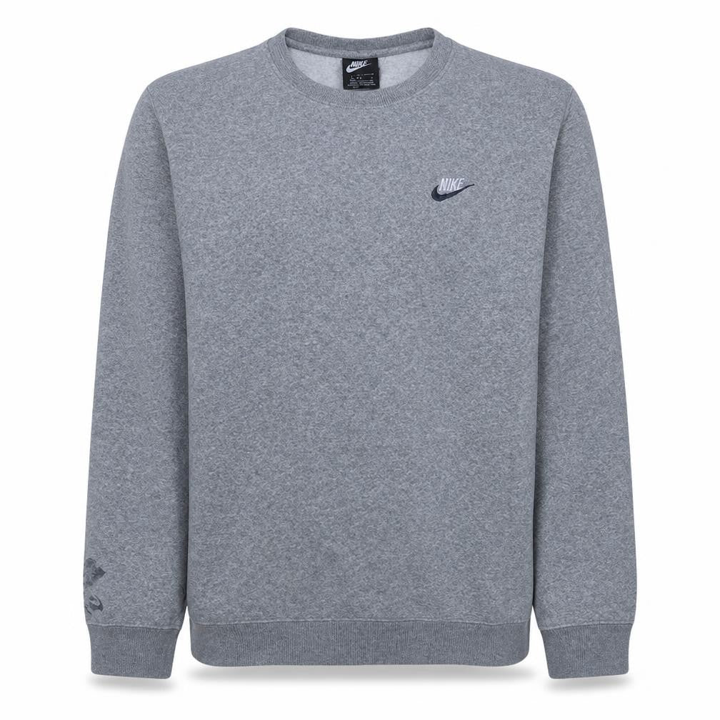 Mens UK Size L Nike Grey Pullover Sweatshirt