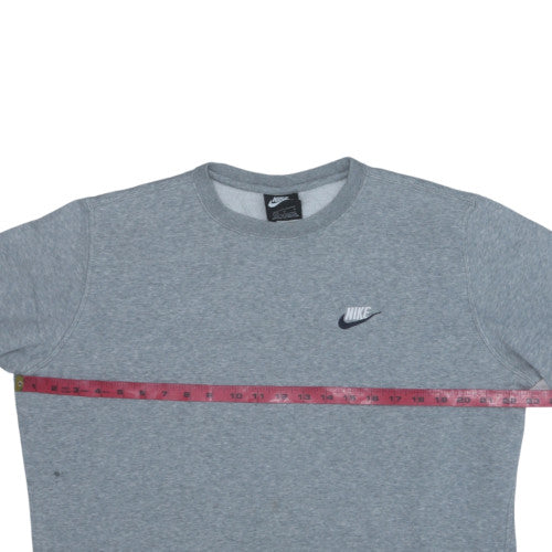 Mens UK Size L Nike Grey Pullover Sweatshirt