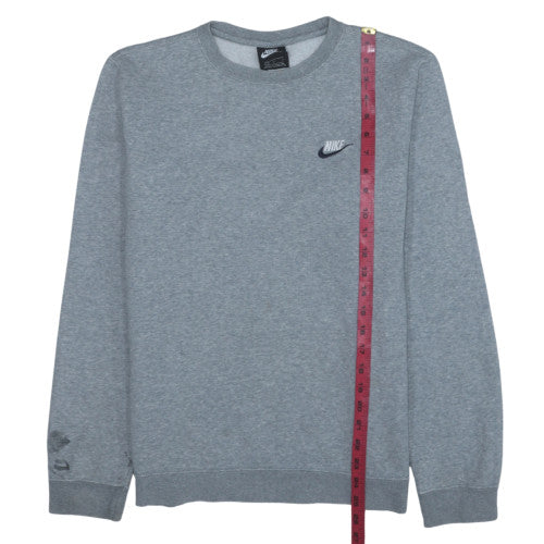 Mens UK Size L Nike Grey Pullover Sweatshirt