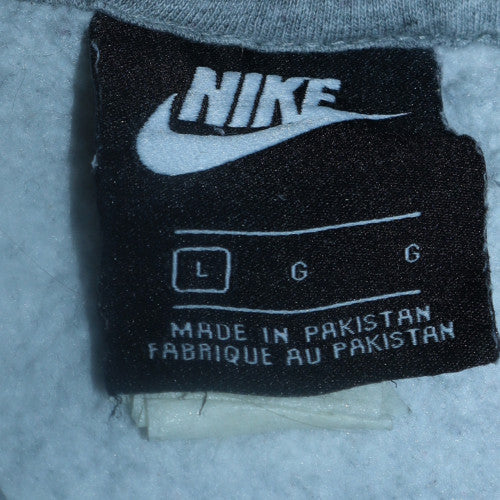 Mens UK Size L Nike Grey Pullover Sweatshirt