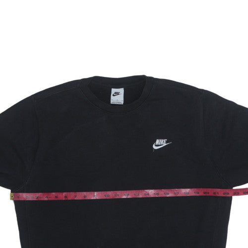 Mens UK Size M Nike Black Pullover Sweatshirt