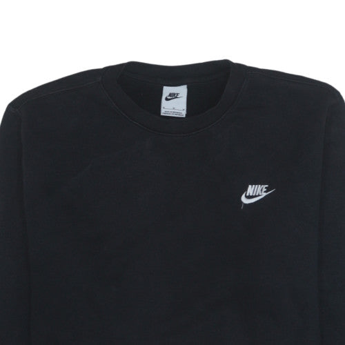 Mens UK Size M Nike Black Pullover Sweatshirt