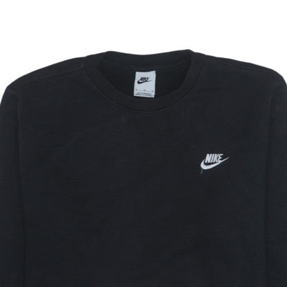 Mens UK Size M Nike Black Pullover Sweatshirt