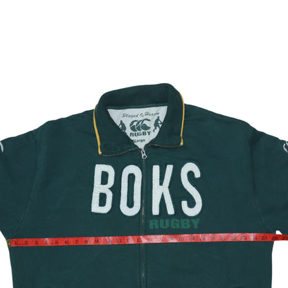 Mens UK Size 2XL Canterbury Green Full Zip Sweatshirt
