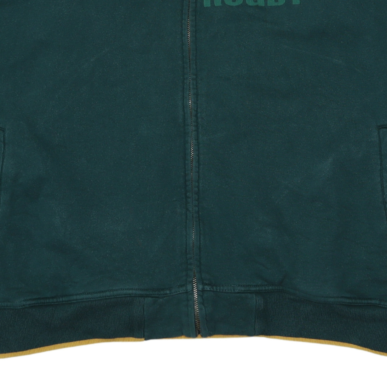Mens UK Size 2XL Canterbury Green Full Zip Sweatshirt
