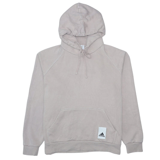 Womens UK Size M adidas Beige Pullover Hoodie