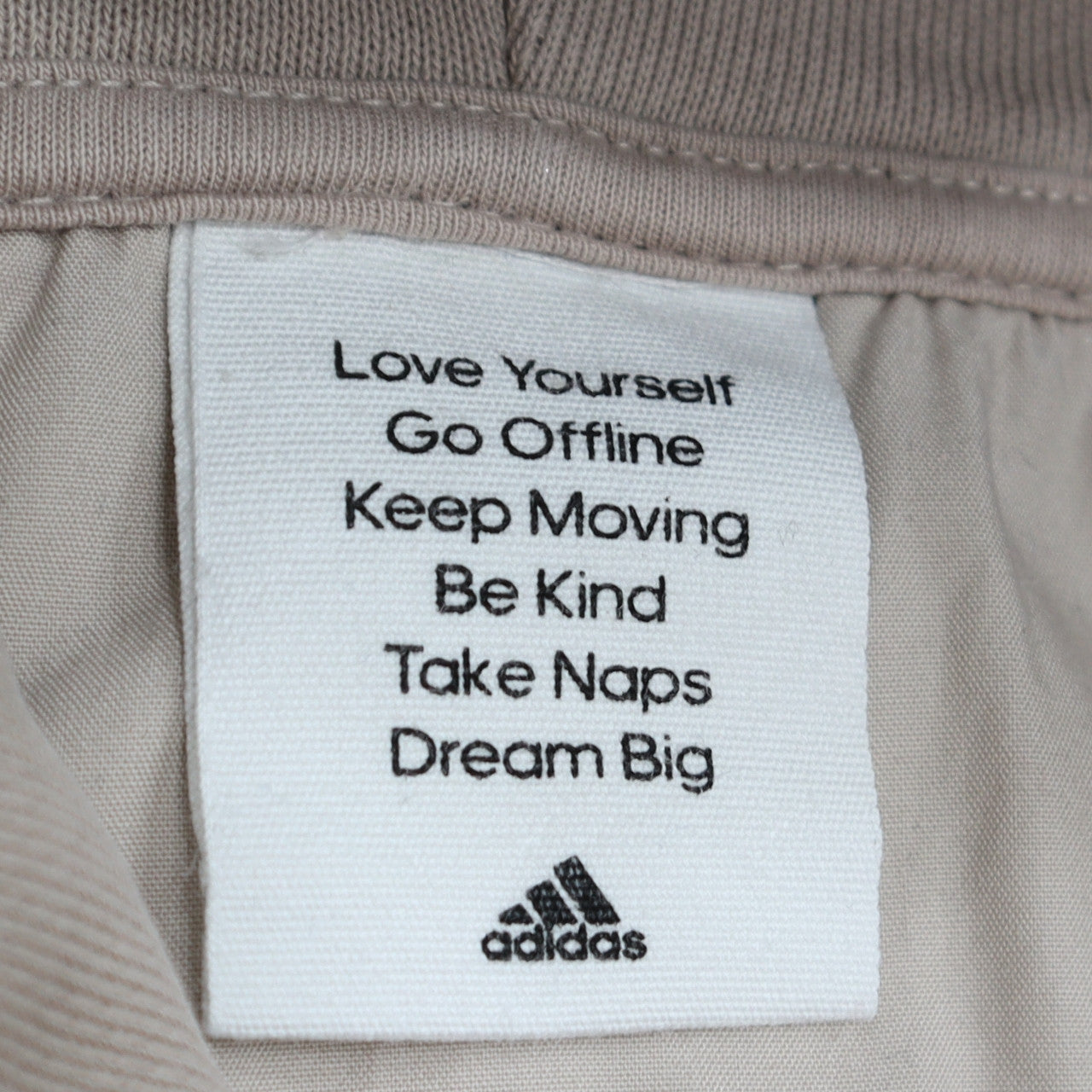 Womens UK Size M adidas Beige Pullover Hoodie
