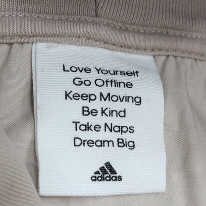 Womens UK Size M adidas Beige Pullover Hoodie