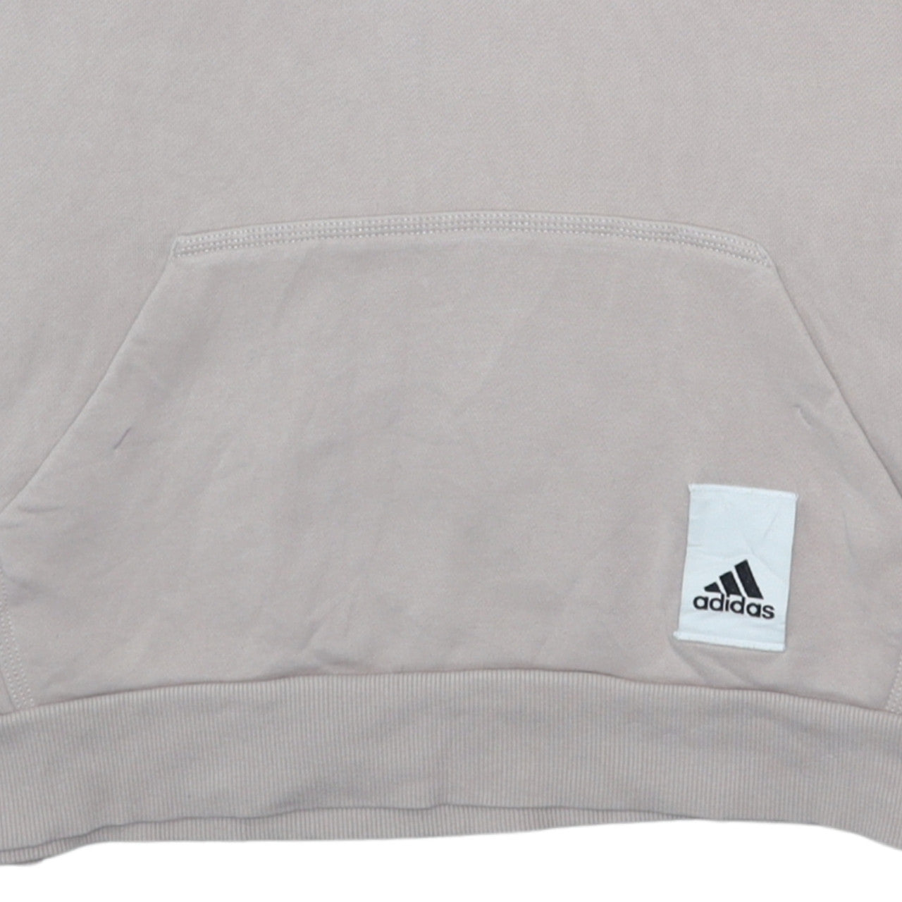 Womens UK Size M adidas Beige Pullover Hoodie