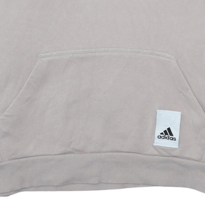 Womens UK Size M adidas Beige Pullover Hoodie