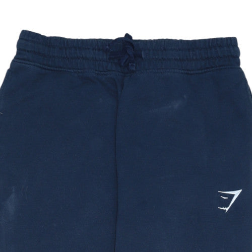 Mens UK Size S Gymshark Slim Fit Jogger Blue Trousers