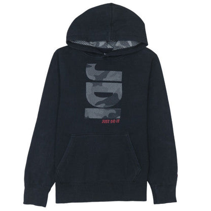 Boys UK Size 12-13 Years Nike Black Pullover Hoodie