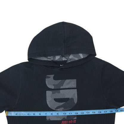 Boys UK Size 12-13 Years Nike Black Pullover Hoodie
