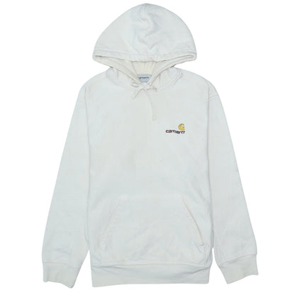 Mens UK Size S Carhartt White Pullover Hoodie