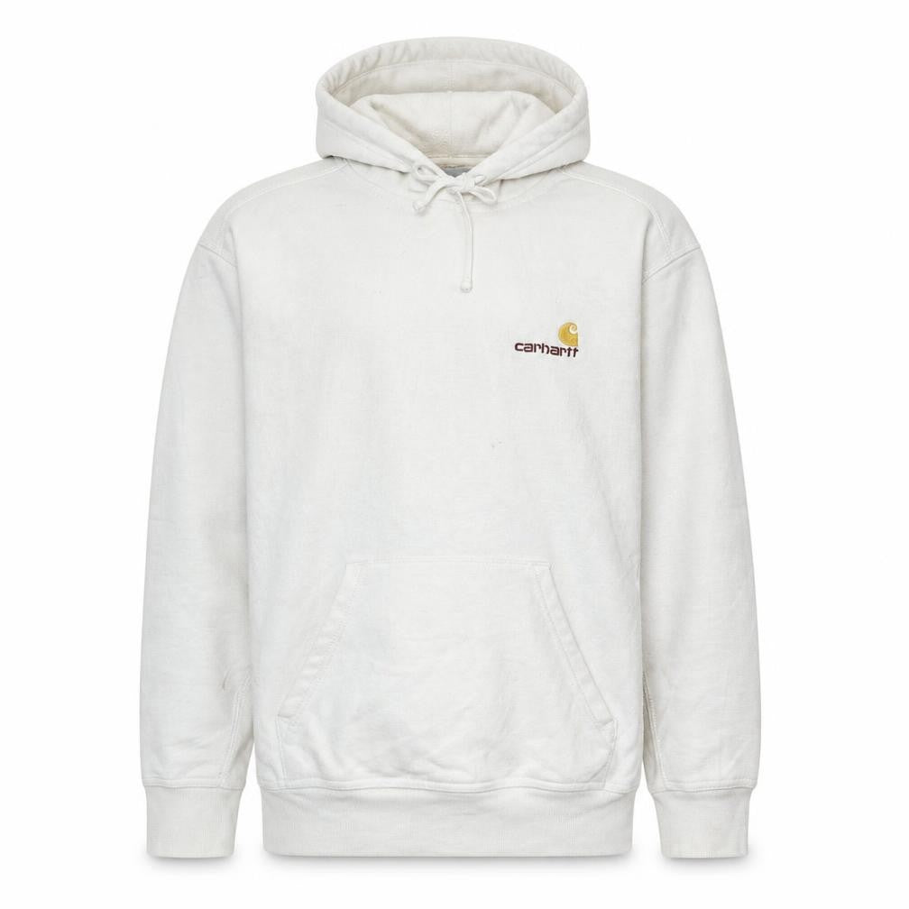 Mens UK Size S Carhartt White Pullover Hoodie