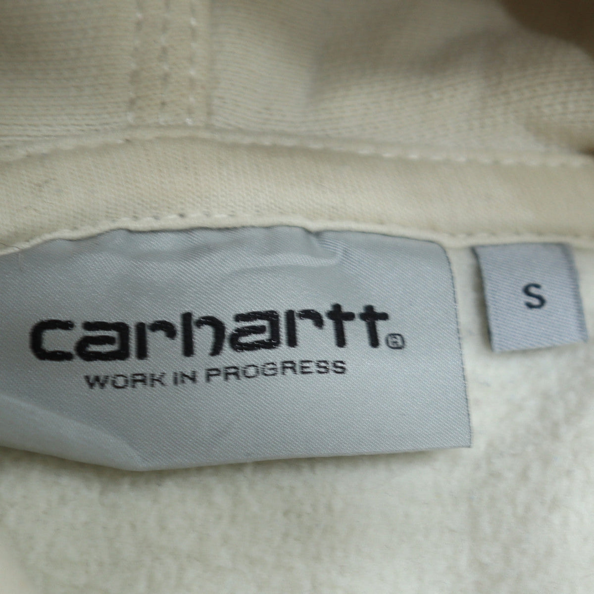 Mens UK Size S Carhartt White Pullover Hoodie