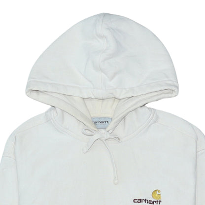Mens UK Size S Carhartt White Pullover Hoodie